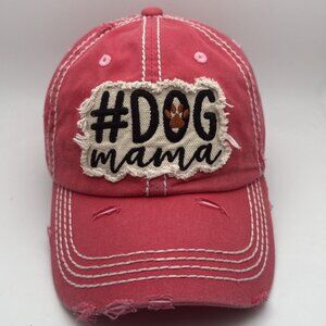 #Dog Mama Hat Cap KBethos Vintage Distressed Adjustable